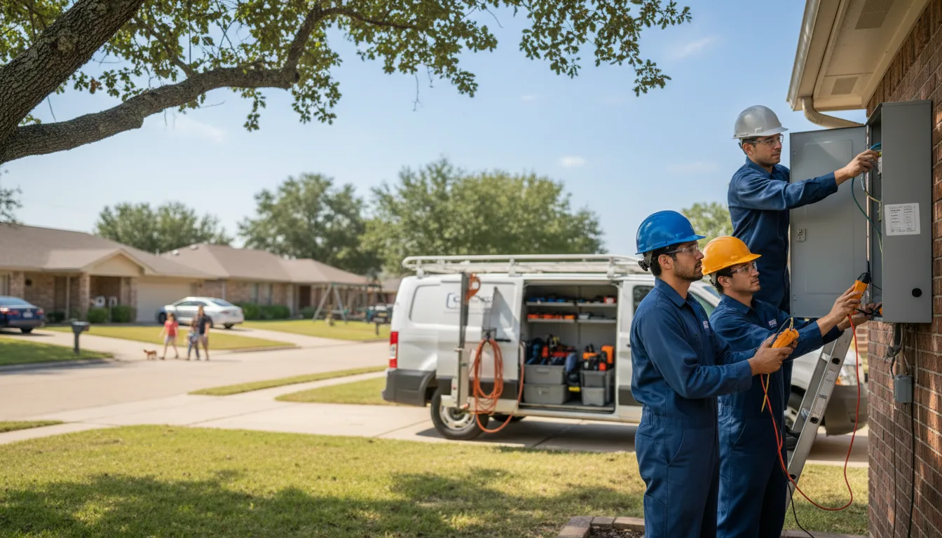 Certified electrician providing emergency electrical services in Mooreton, ND